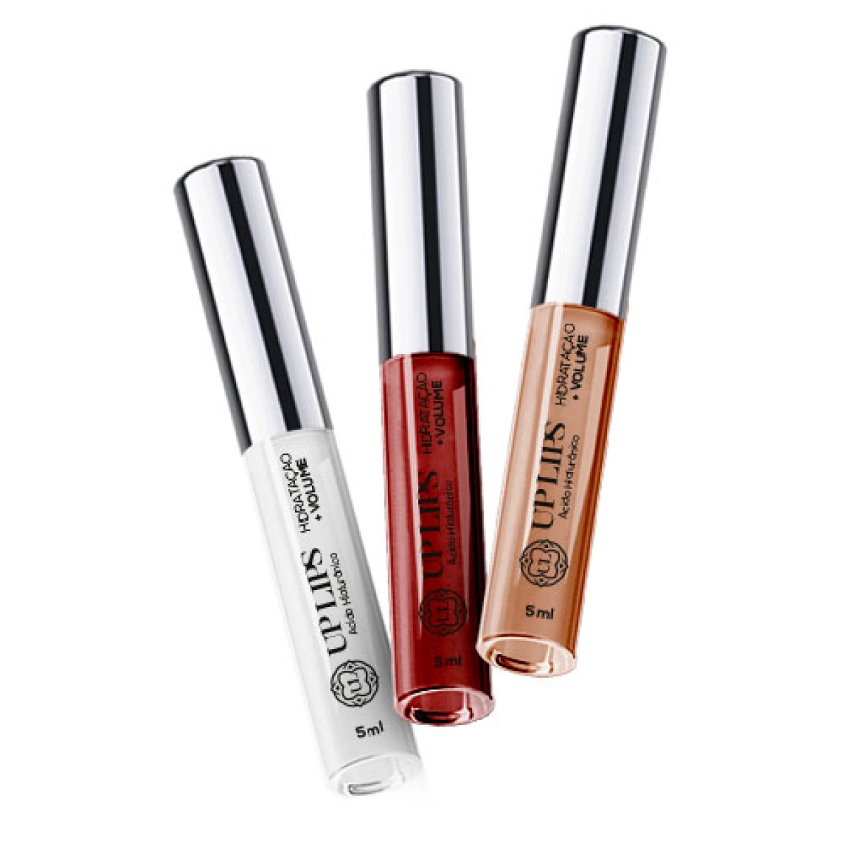 Monte seu Kit Gloss Labial com Ácido Hialurônico e Sérum da Up Lips e fique linda e com um bocão de arrasar!
